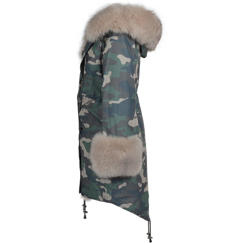 Hooded Toscana Tipped Military