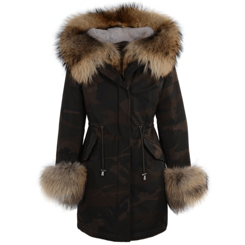 Hooded Toscana Tipped Military