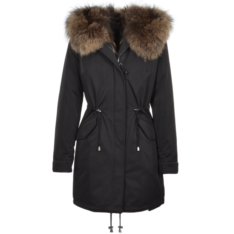 Hooded Fox Fur Parka