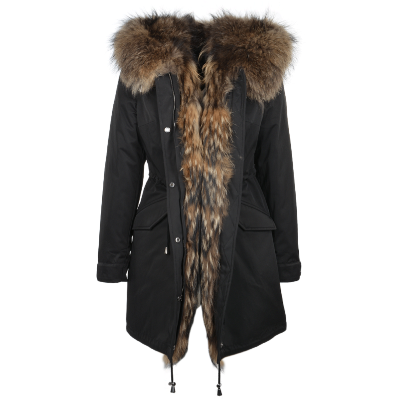 Hooded Fox Fur Parka