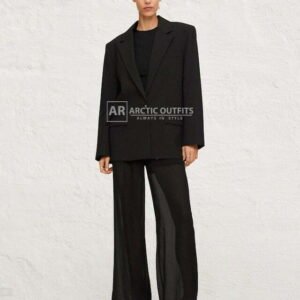 Woolen Black Suit Blazer