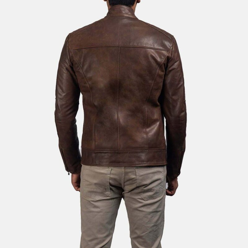 Dean Brown Leather Biker