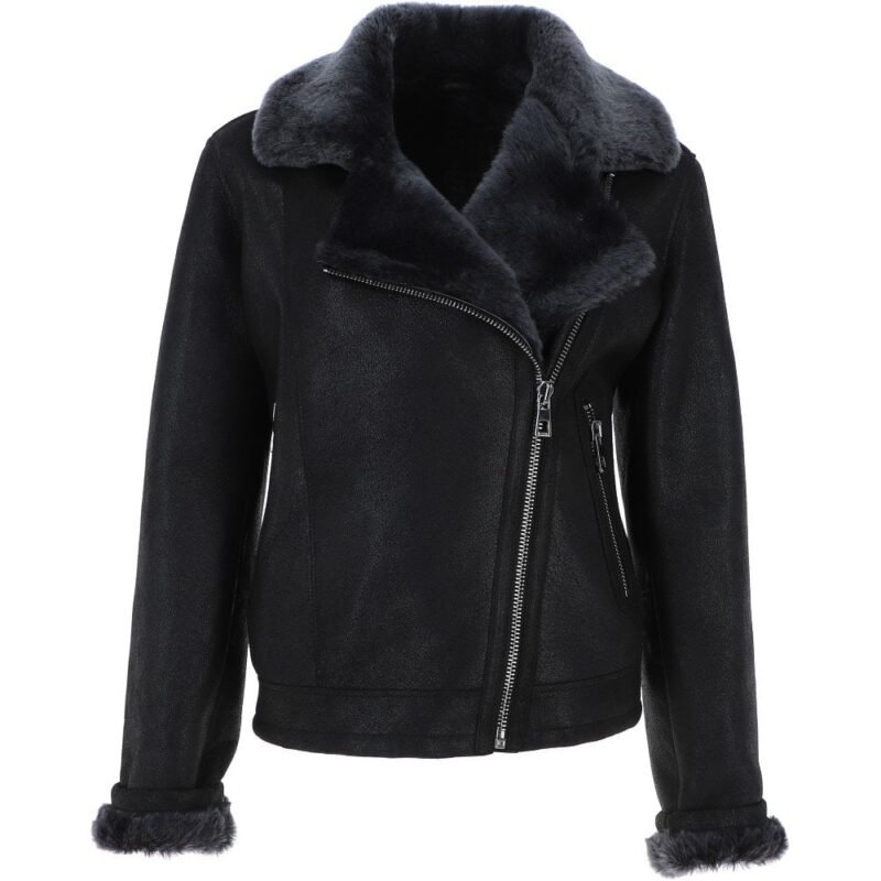 Womens Luxury Shearling Aviator