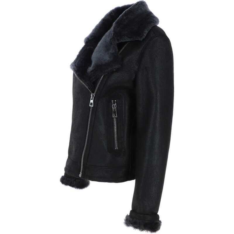 Womens Luxury Shearling Aviator