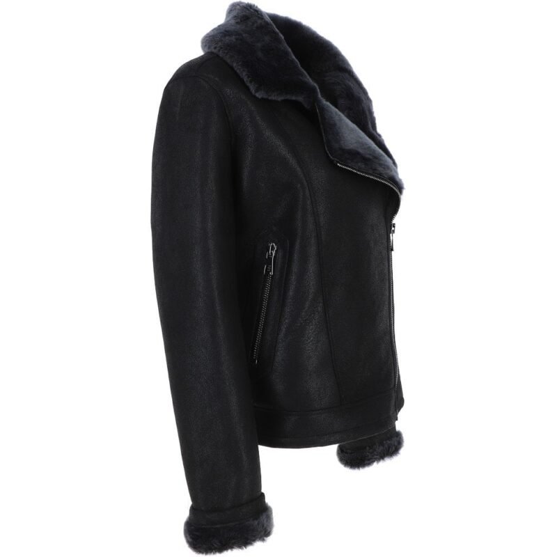 Womens Luxury Shearling Aviator
