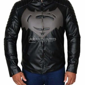 Edict Batman Vs Superman Dawn Of Justice Stylish Black Leather Jacket