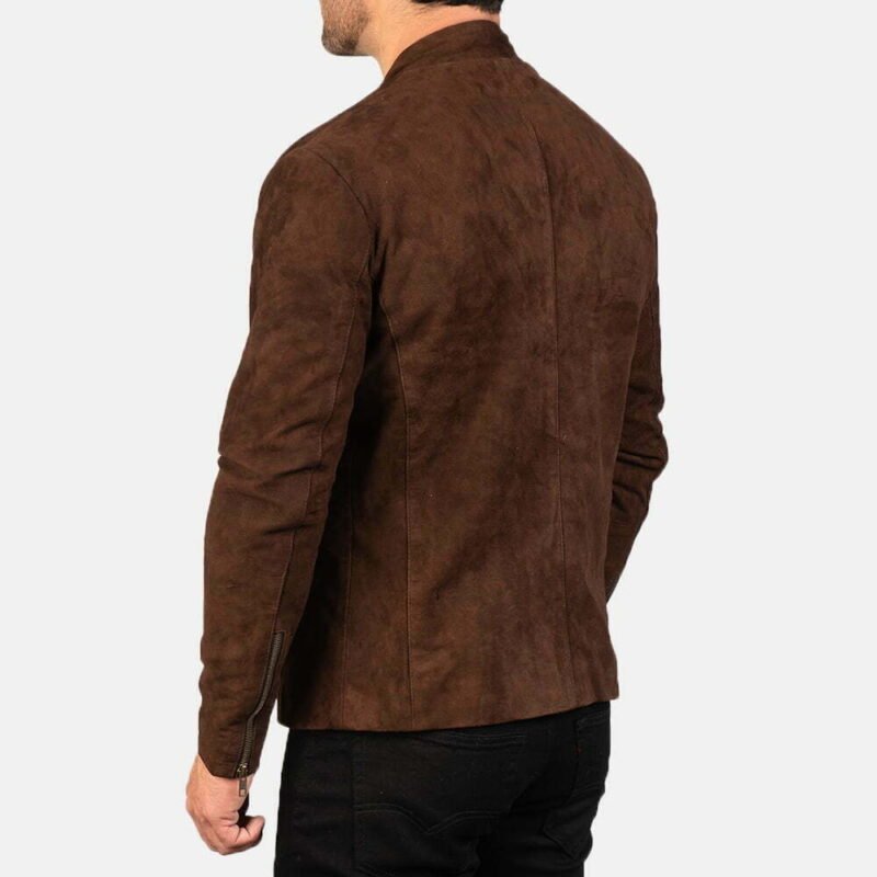 Men's Brown Suede Jacket
