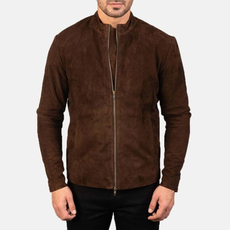 Men's Brown Suede Jacket