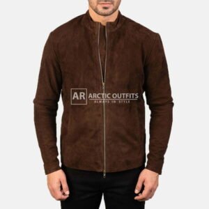 Men's Brown Suede Jacket