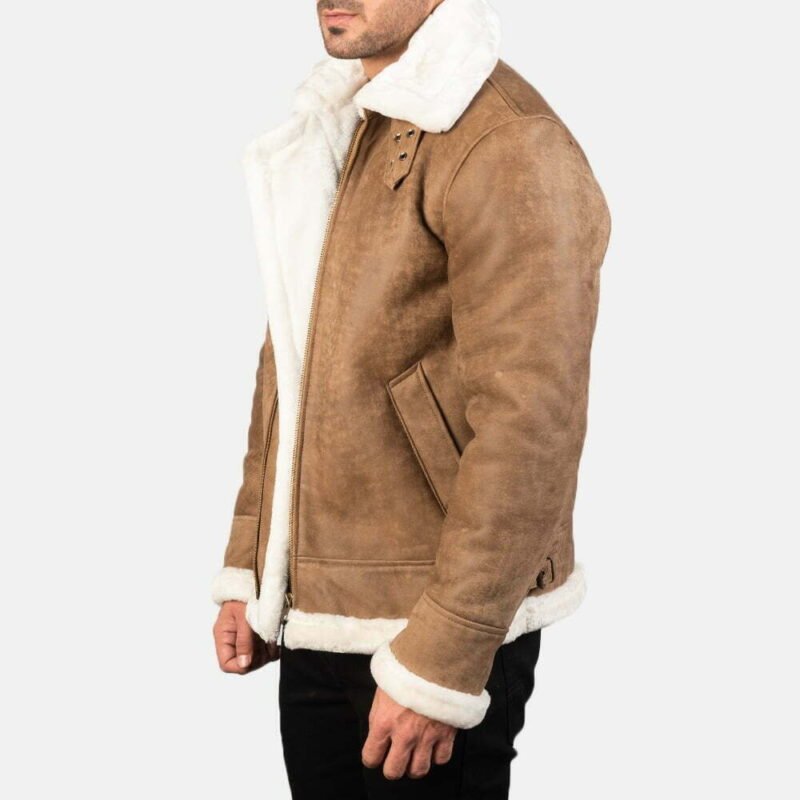 Shearling Brown Winter Jacket