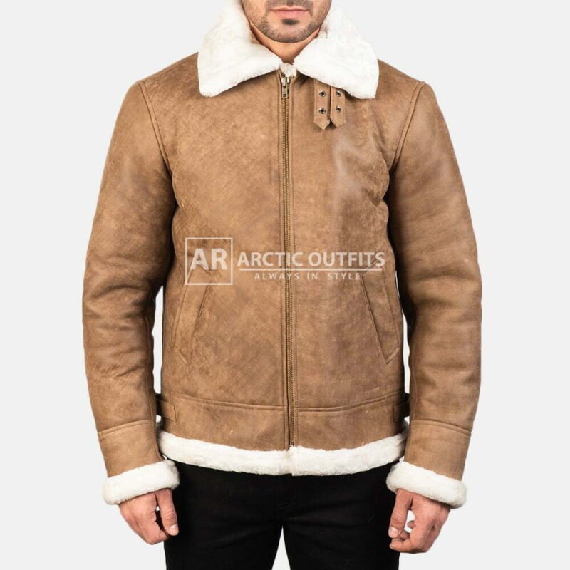 Shearling Brown Winter Jacket