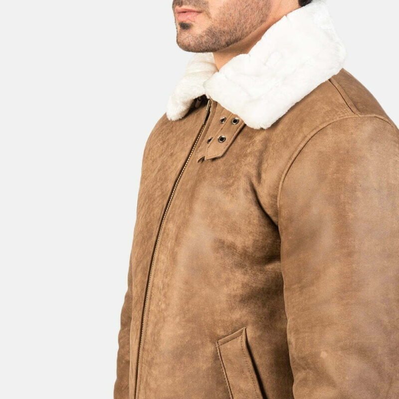 Shearling Brown Winter Jacket