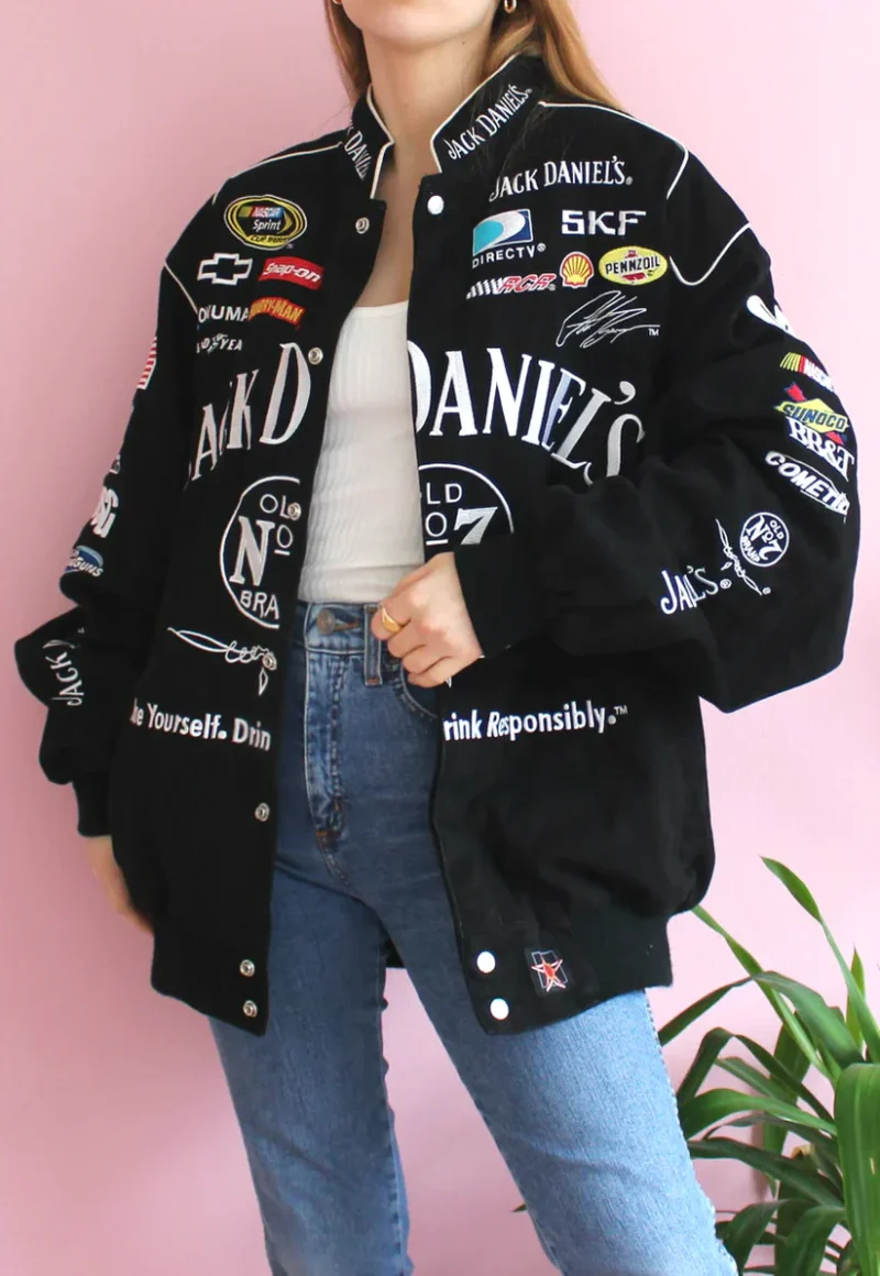 Black Jack Daniels Vintage Racing Jacket