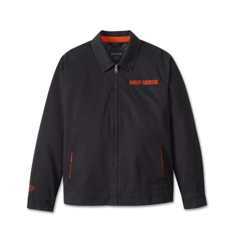 Harley-Davidson Bar Font Varsity Jacket
