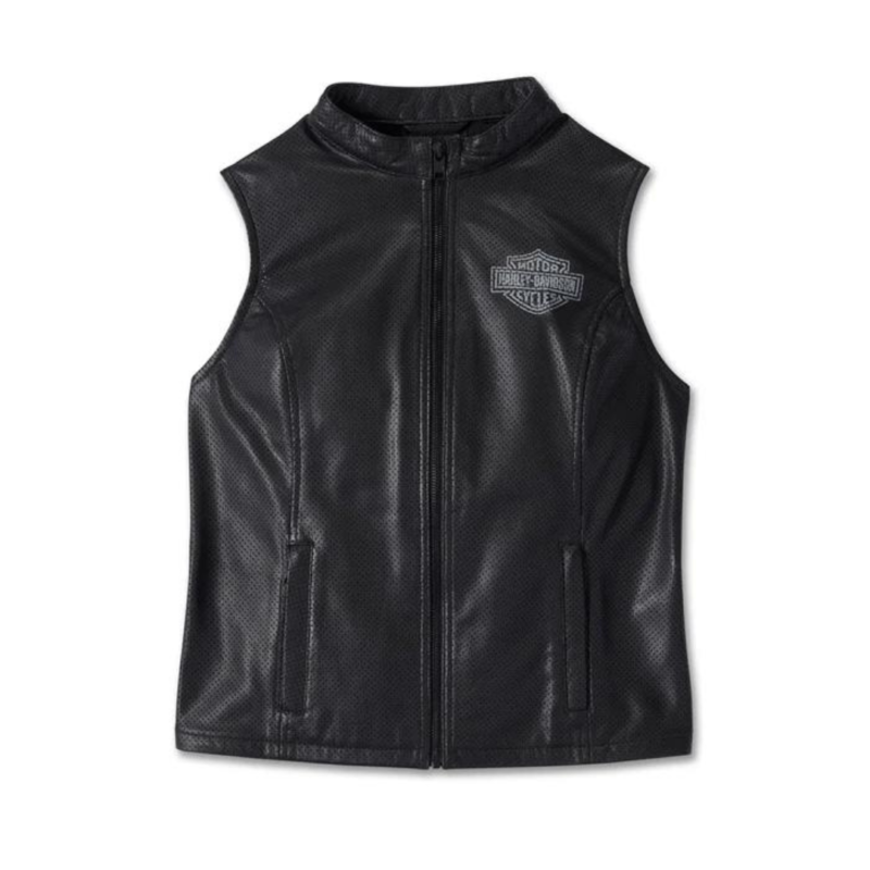 Harley-Davidson Women's Factory Perforated Leather Vest