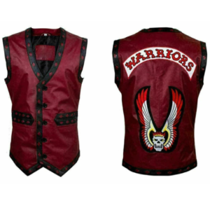 Maroon Warriors James Remar Leather Vest.