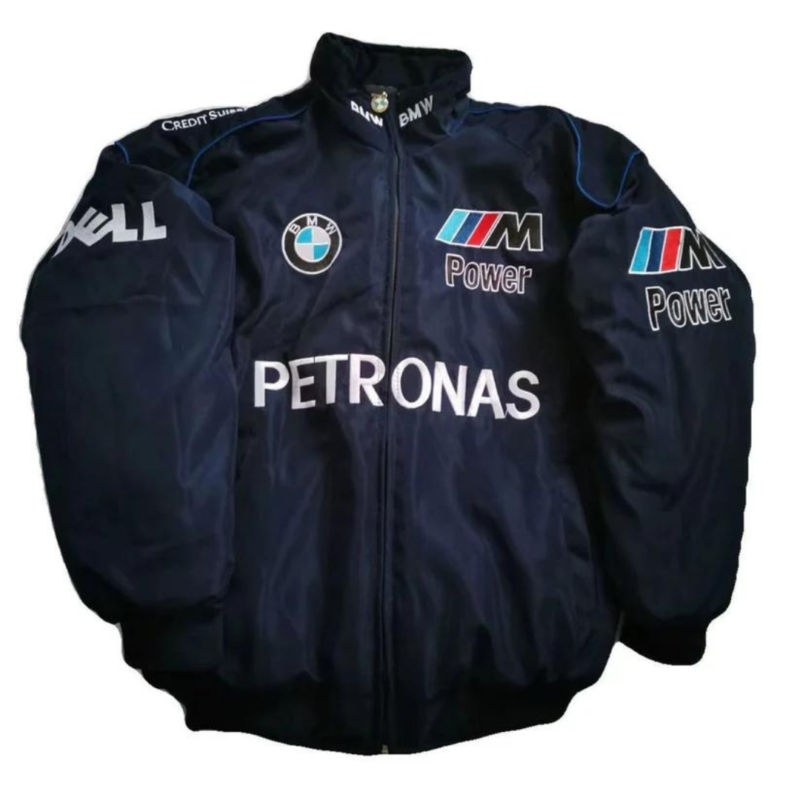 Navy BMW F1 Vintage Racing Jacket