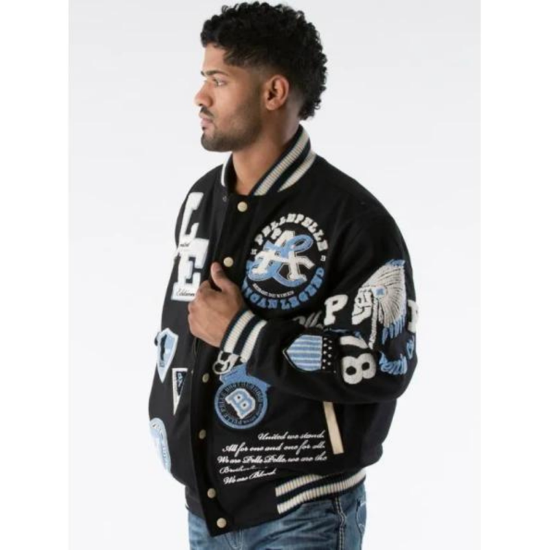 Pelle Pelle Black Edition Varsity Jacket